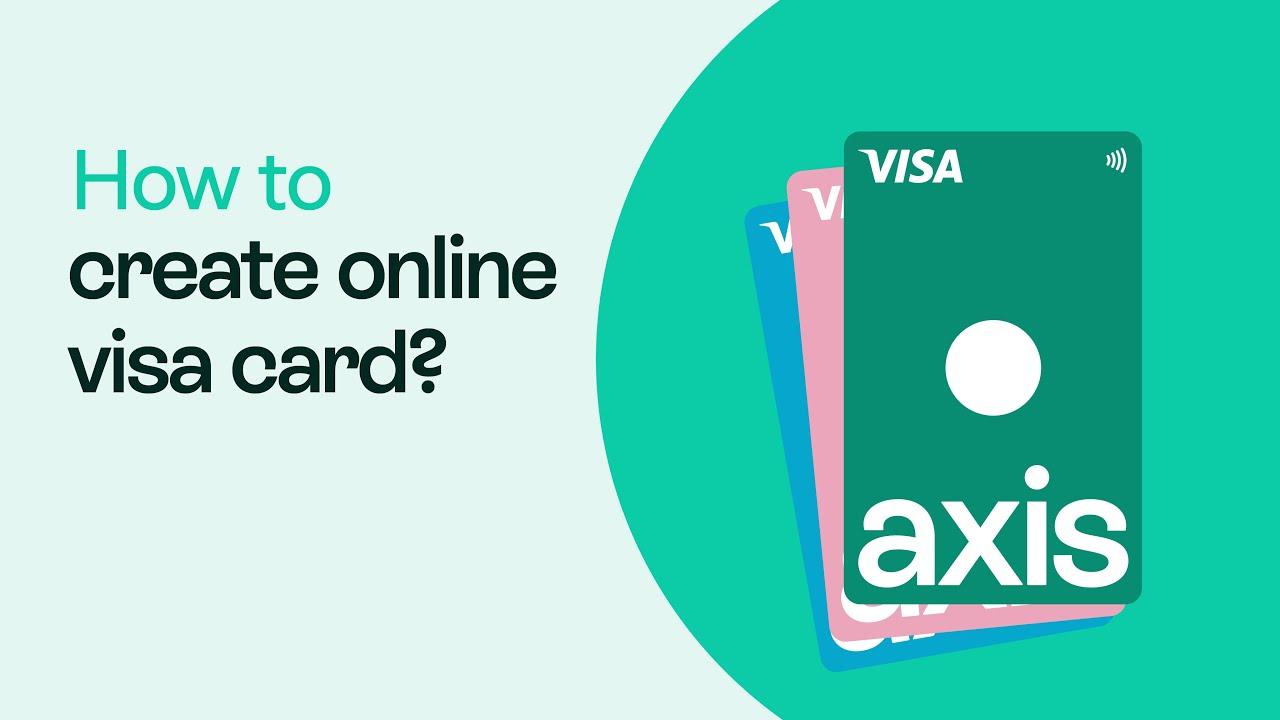 How to create online visa card?